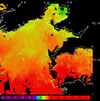 AVHRR sea surface temperature 2014-04-01 – 2014-04-07