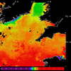 AVHRR sea surface temperature 2014-05-06 – 2014-05-12