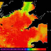 AVHRR sea surface temperature 2014-07-15 – 2014-07-21