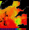 AVHRR sea surface temperature 2014-09-16 – 2014-09-22