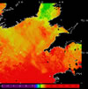 AVHRR sea surface temperature 2014-04-22 – 2014-04-28