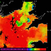 AVHRR sea surface temperature 2014-07-22 – 2014-07-28