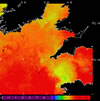 AVHRR sea surface temperature 2014-09-23 – 2014-09-29