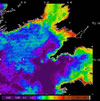 MODIS chlorophyll OC5 2014-06-10 – 2014-06-16