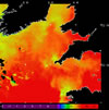 AVHRR sea surface temperature 2014-09-02 – 2014-09-08