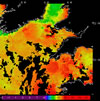 AVHRR sea surface temperature 2014-06-03 – 2014-06-09
