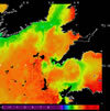 AVHRR sea surface temperature 2014-08-12 – 2014-08-18