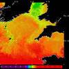 AVHRR sea surface temperature 2014-04-15 – 2014-04-21