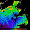 MODIS chlorophyll OC5 2014-04-01 – 2014-04-07