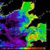 MODIS chlorophyll OC5 2014-09-02 – 2014-09-08