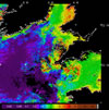 MODIS chlorophyll OC5 2014-08-12 – 2014-08-18