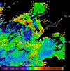 MODIS chlorophyll OC5 2014-10-14 – 2014-10-20