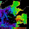 MODIS chlorophyll OC5 2014-09-16 – 2014-09-22