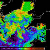 MODIS chlorophyll OC5 2014-04-22 – 2014-04-28