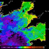 MODIS chlorophyll OC5 2014-09-23 – 2014-09-29