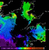 MODIS chlorophyll OC5 2014-03-25 – 2014-03-31