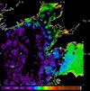 MODIS chlorophyll OC5 2014-10-28 – 2014-11-03
